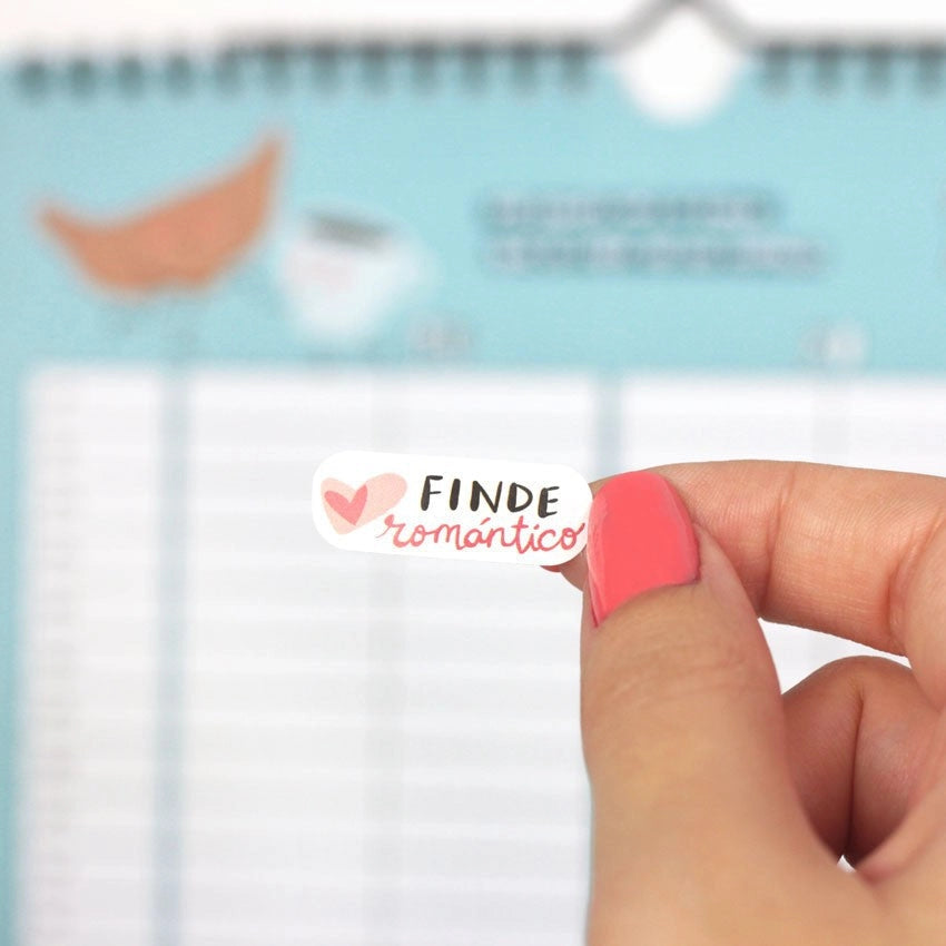 Calendario Atemporal para Parejas con +200 Pegatinas