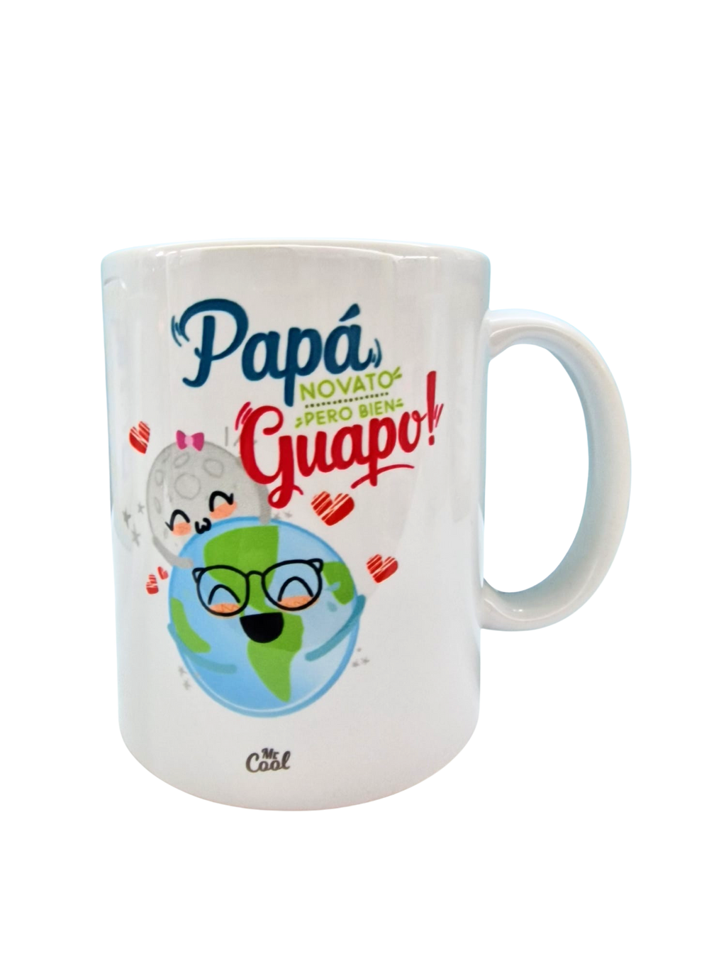 Taza "Papá Novato pero Bien Guapo"