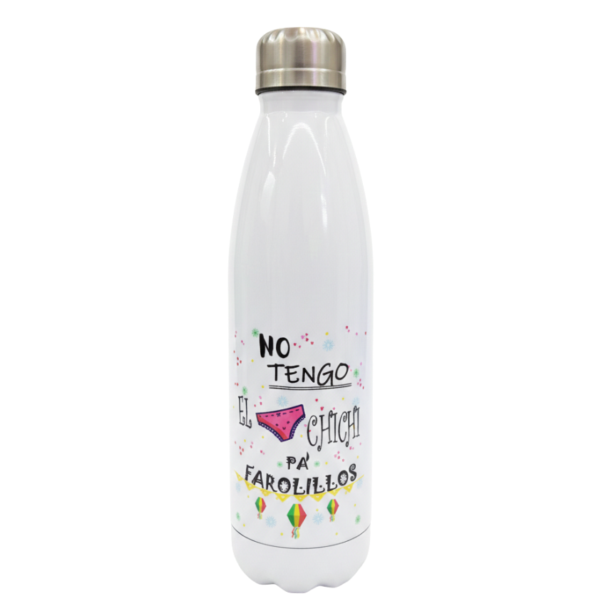 Botella No tengo el chichi para farolillos