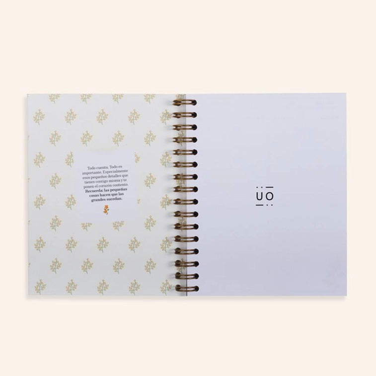 Mini organizador semanal "Crece y Florece"