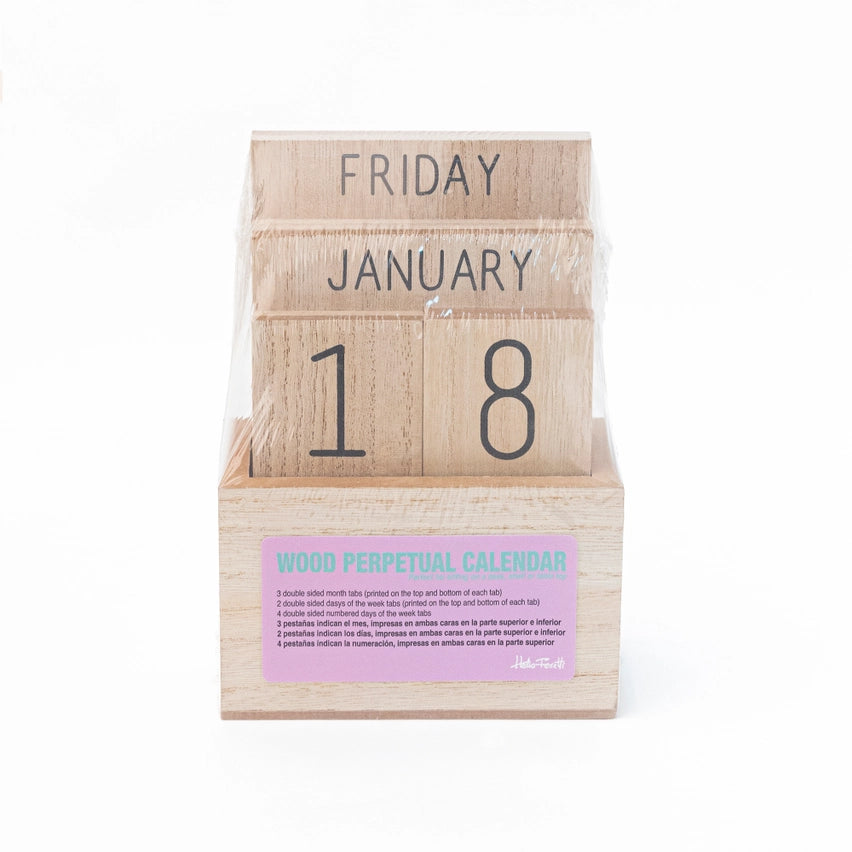 Calendario Perpetuo de Madera