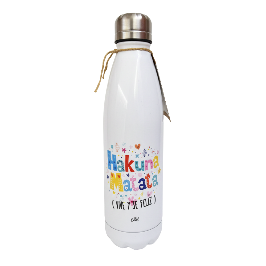 Botella de Acero Inoxidable Mr Cool "Hakuna Matata"