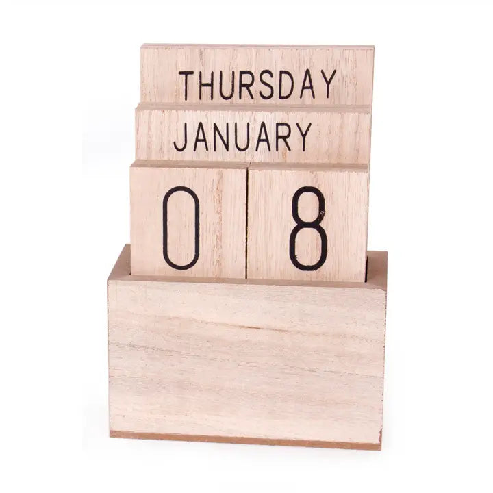 Calendario Perpetuo de Madera