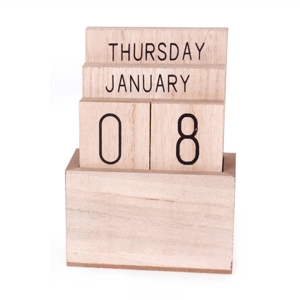 Calendario Perpetuo de Madera