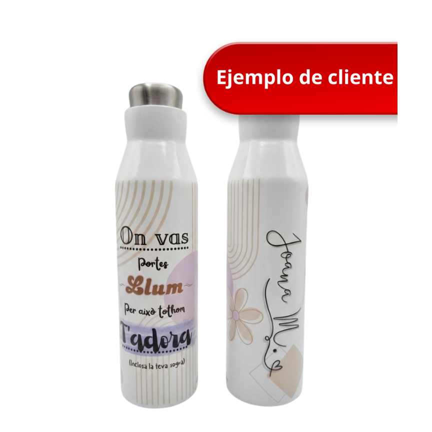 Botella térmica 100% personalizada - Diseñamos tu botella