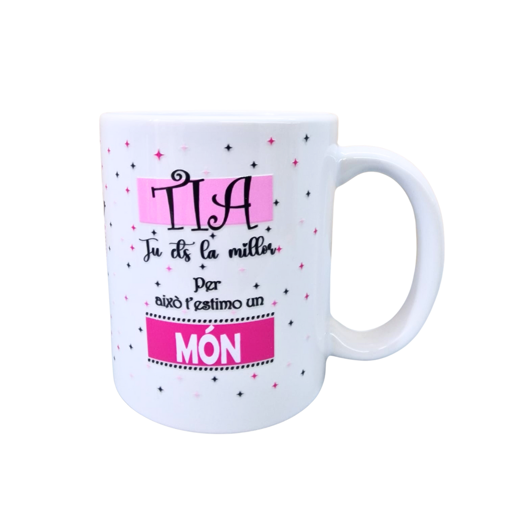 Taza  "Tía, Tú Eres la mejor"