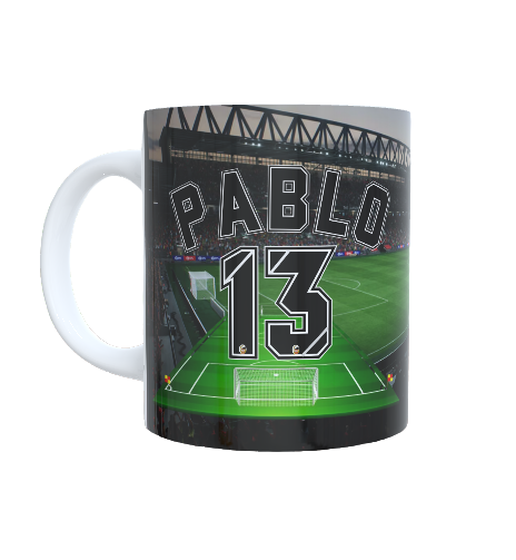 Taza de Fútbol Personalizada – "El Fichaje Estrella"