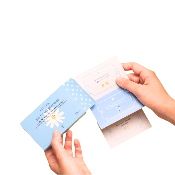 Cajita de 20 Planes para Amigas: Regala Momentos Inolvidables