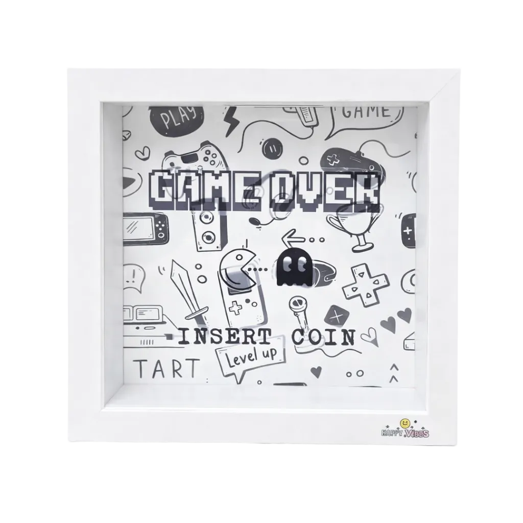 Hucha "Game Over: Insert Coin"