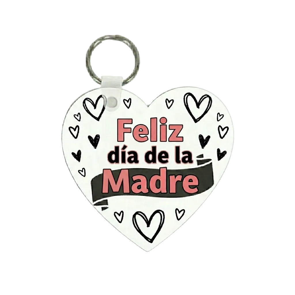 Llavero personalizado "Feliz día de la madre"