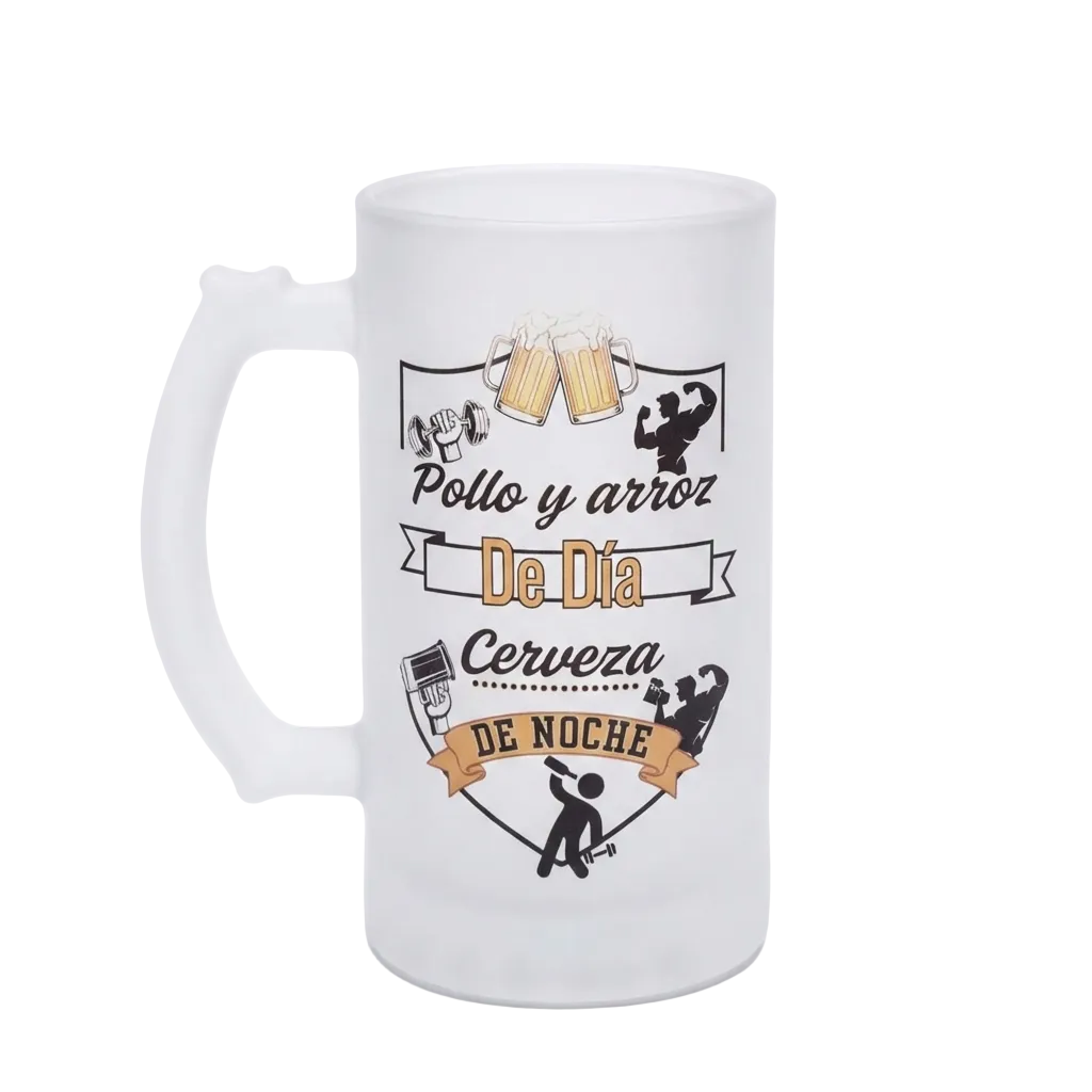 Jarra de Cerveza "Gym & Beer"