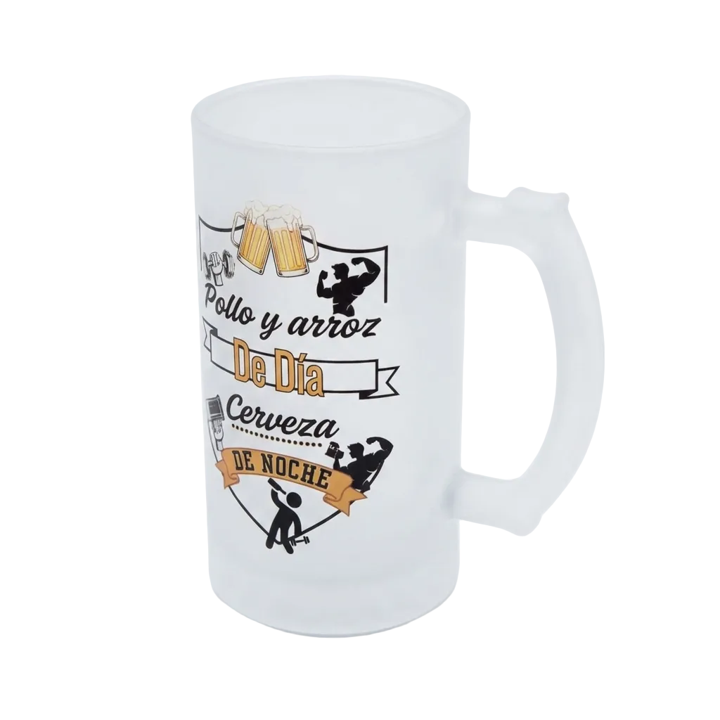 Jarra de Cerveza "Gym & Beer"