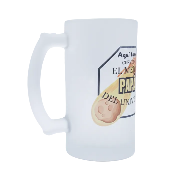 Jarra de Cerveza "El Mejor Papá del Universo"