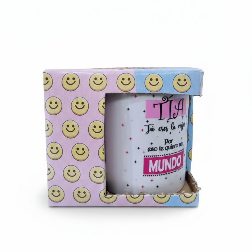 Taza  "Tía, Tú Eres la mejor"