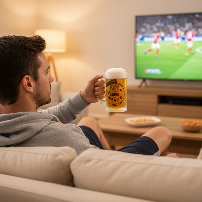 Jarra de Cerveza "Modo Relax"