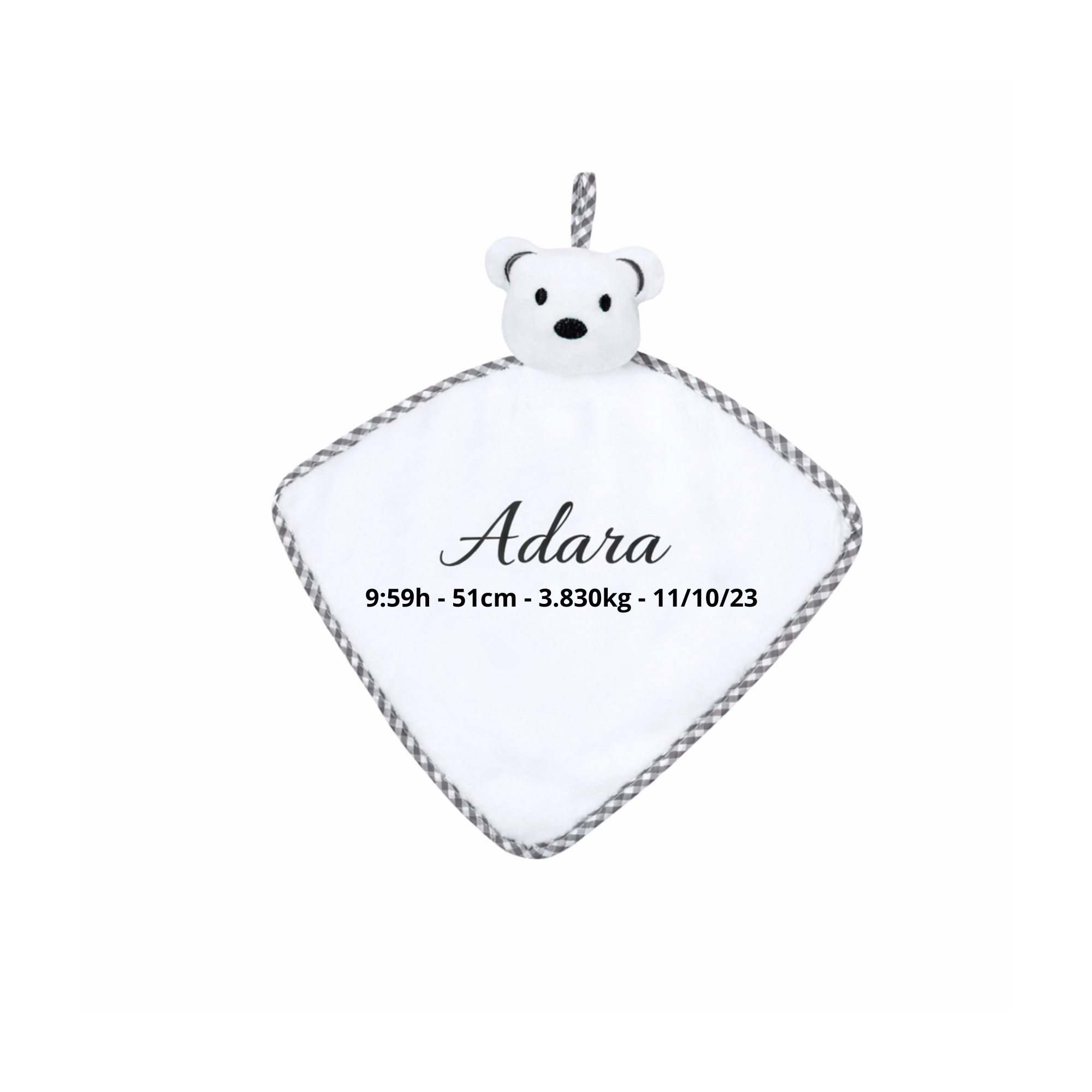 Dou Dou de Algodón Personalizado, El Primer Compañero de Sueños del Bebé