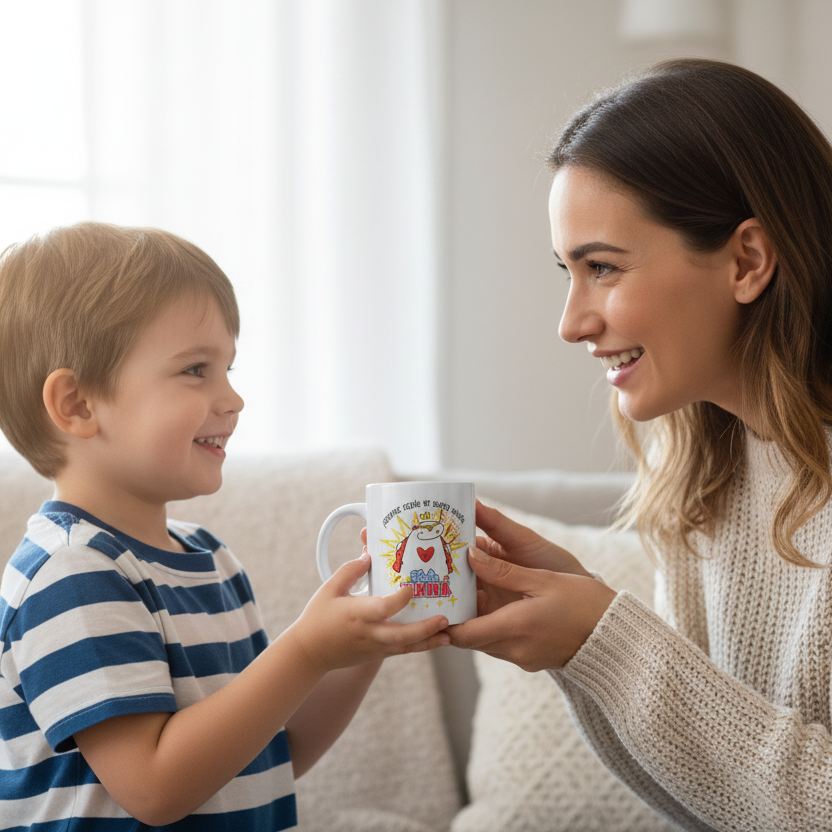 Taza "Siempre serás mi super Mamá"