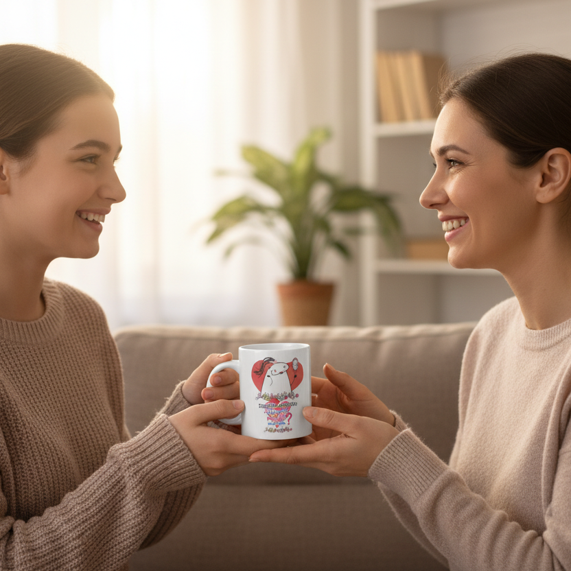 Taza "Espejito, espejito ¿quien és la mamá más bella?"