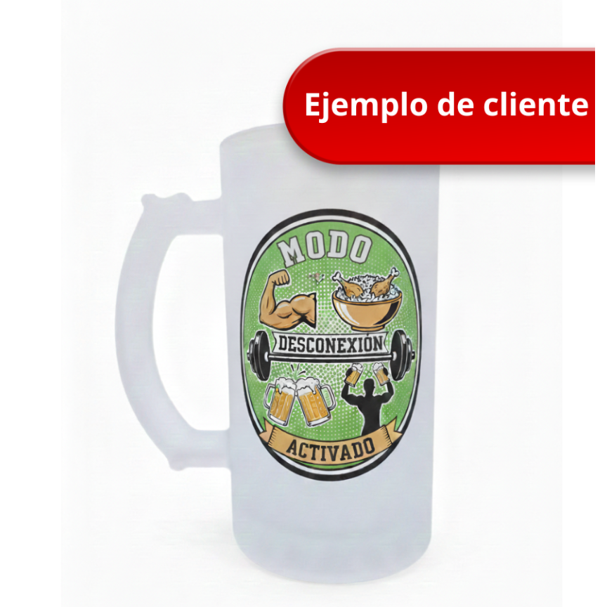 Jarra de Cerveza 100% Personalizada