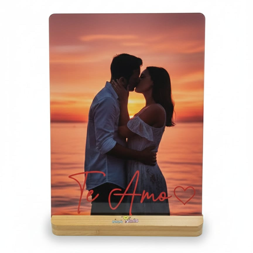 Placa de Aluminio Personalizada "Reflejos de Amor"