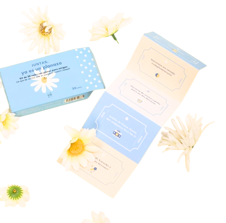 Cajita de 20 Planes para Amigas: Regala Momentos Inolvidables