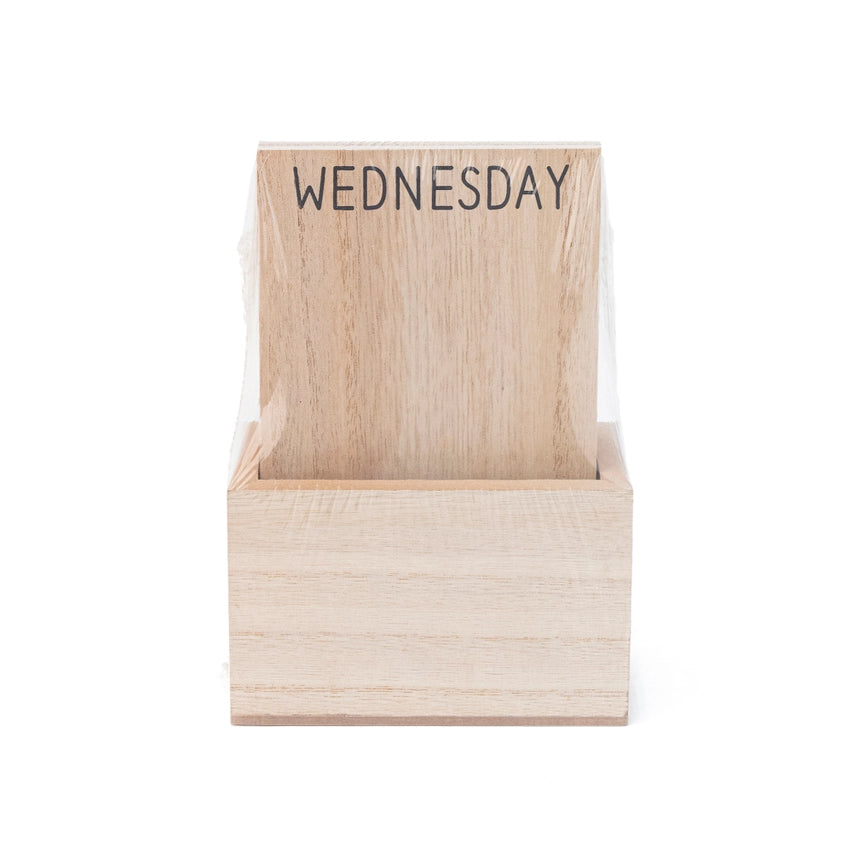 Calendario Perpetuo de Madera