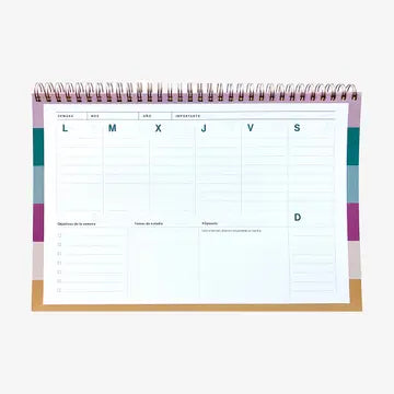 TÚ Organizador Semanal para Conquistar Metas, Opoplanner