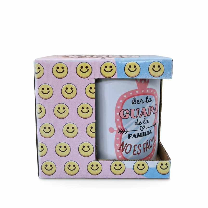 Taza "Ser la Guapa de la Familia"