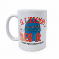 Taza Motivadora Fitness "El Ejercicio Más Difícil del Gym es Ir"