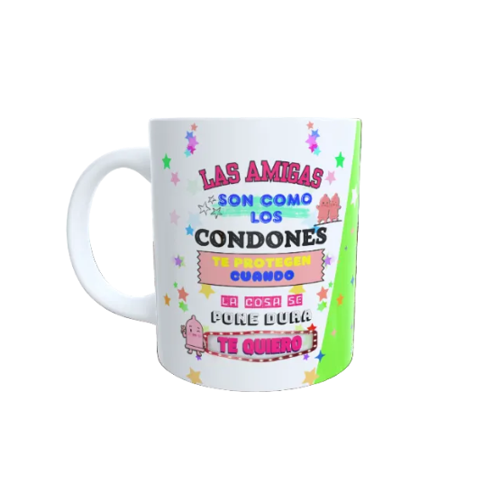Taza Personalizada "Las amigas son como"